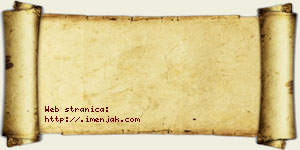 Janoš Vasilijević vizit kartica